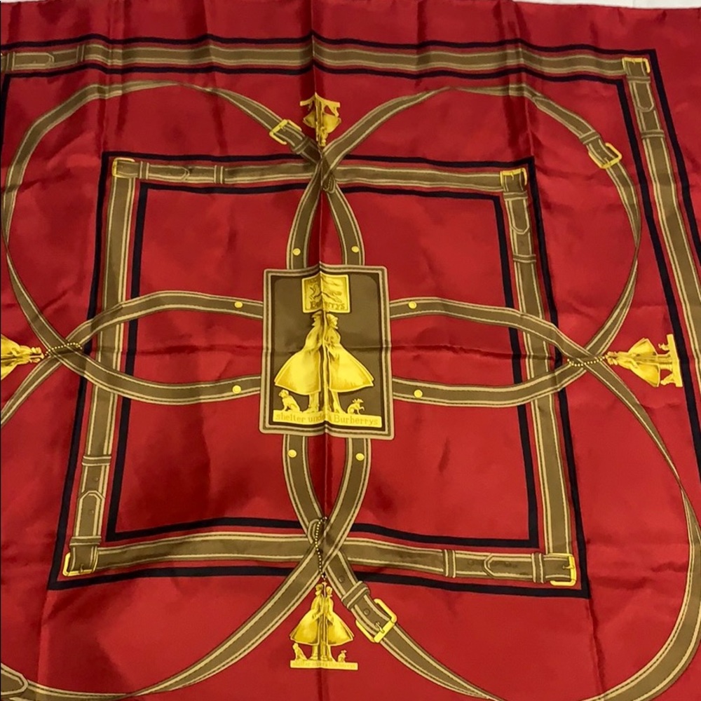 Burberry silk square scarf